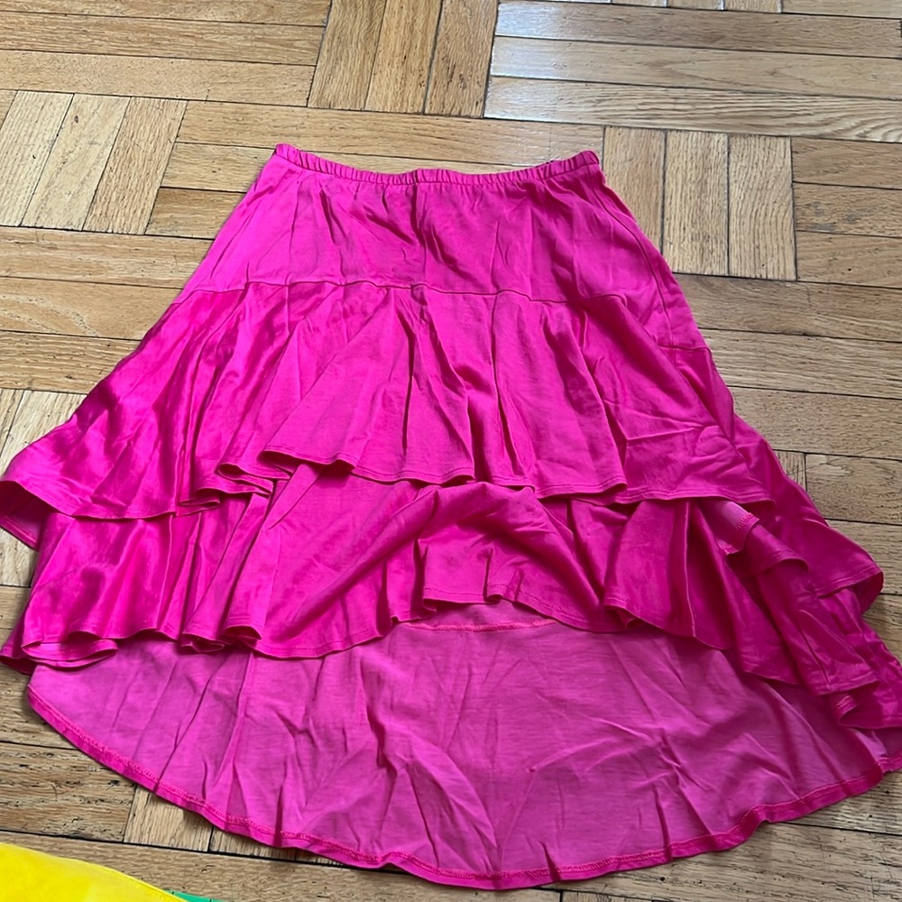 Fuchsia skirt